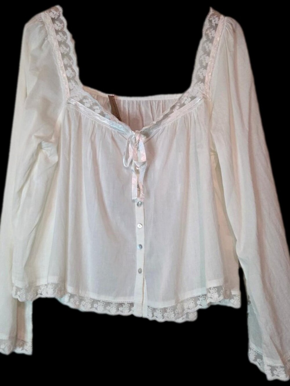 NATURAL LIFE Prettiest Cotton Top - L